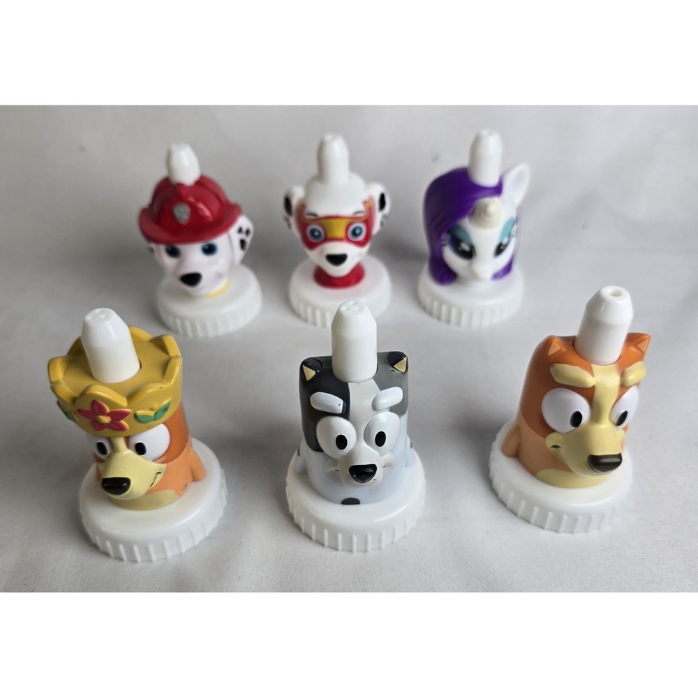 Good 2 Grow Juice Toppers Lot Of 6  Paw Patrol Bluey